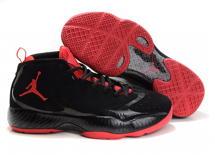 Air Jordan Shoes Black Red - Click Image to Close