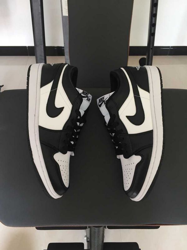 Air Jordan 1 Low 30th Black White Shoes - Click Image to Close