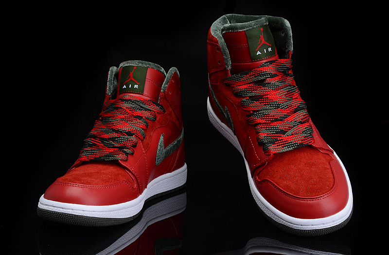 2015 Jordan 1 All Red Green