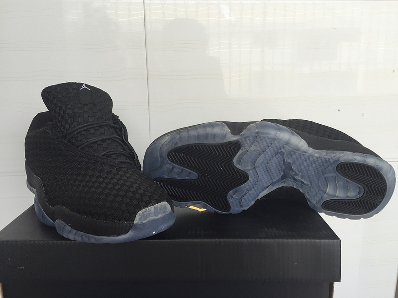 2015 New Air Jordan 11 Future Low Shoes All Black - Click Image to Close