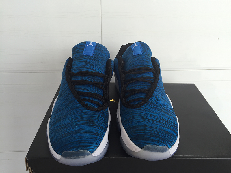 2015 New Air Jordan 11 Future Low Shoes Blue Black