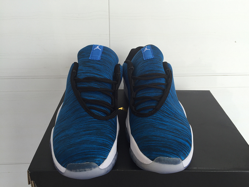 2015 New Air Jordan 11 Future Low Shoes Blue Black - Click Image to Close