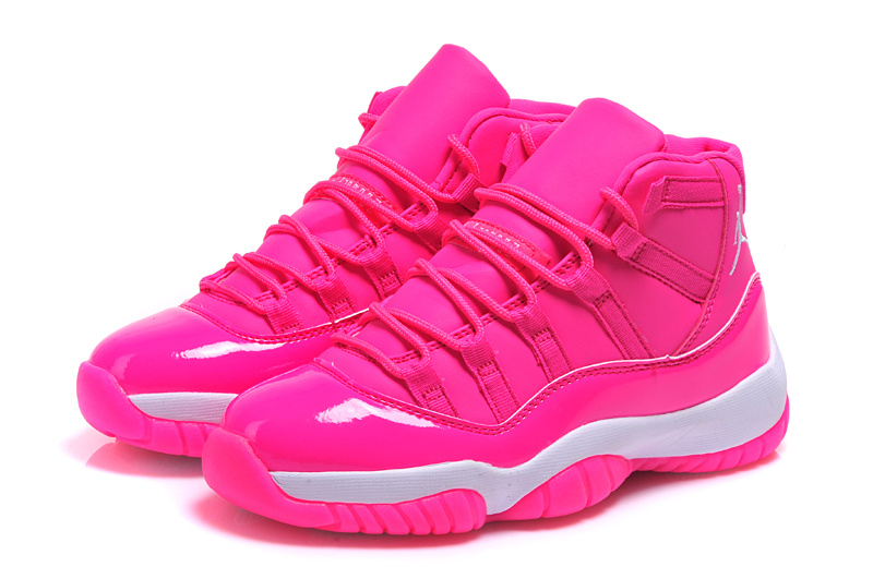 2015 Air Jordan 11 Pink Shoes For Women