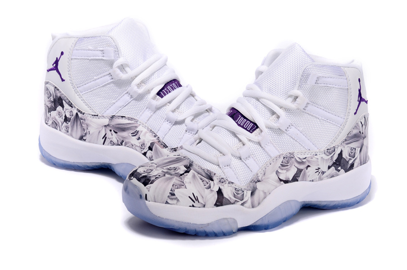 2015 Air Jordan 11 Scrawl Shoes White Grey For Women - Click Image to Close