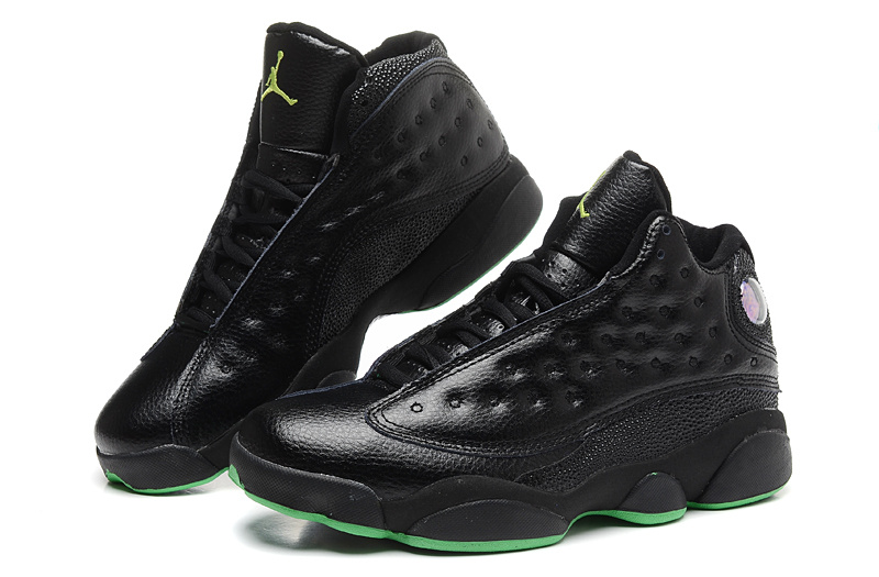 New Air Jordan 13 Retro All Black Shoes