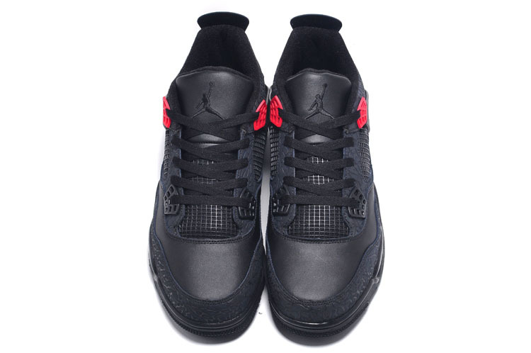 2015 Jordan 4 Crack All Black Lovers