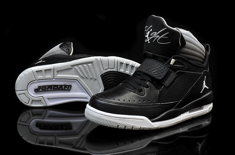 Air Jordan Flight 97 Black White Grey Shoes - Click Image to Close