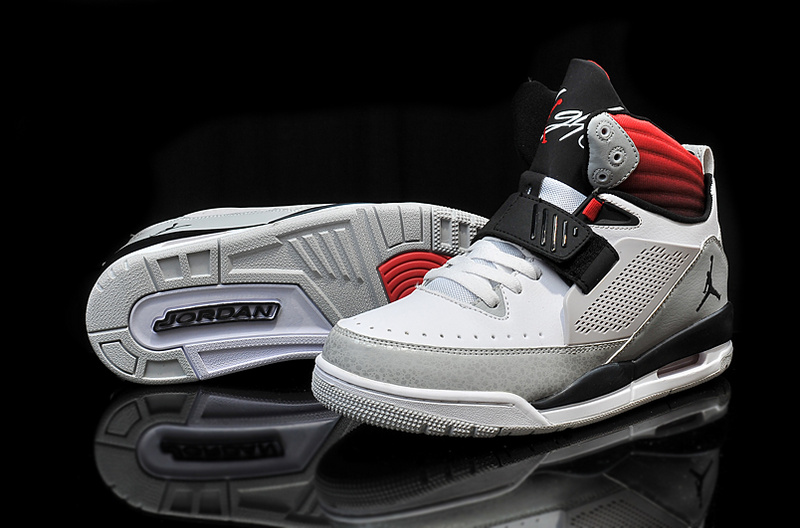 Air Jordan Flight 97 White Grey Black Red