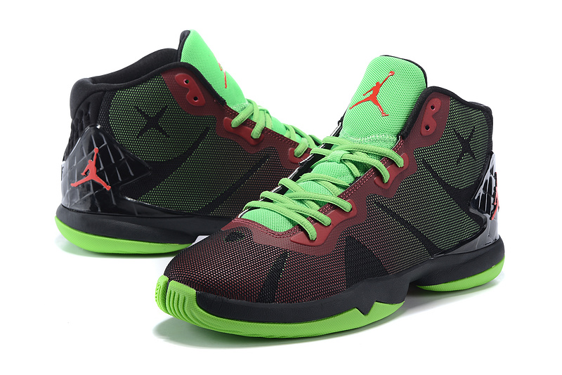 2015 Air Jordan Super Fly 4 Black Green Red