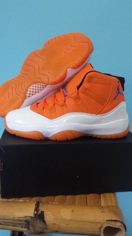 2015 Air Jordan 11 Retro White Orange