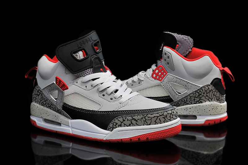 2015 Air Jordan 3.5 Grey Black Red Shoes
