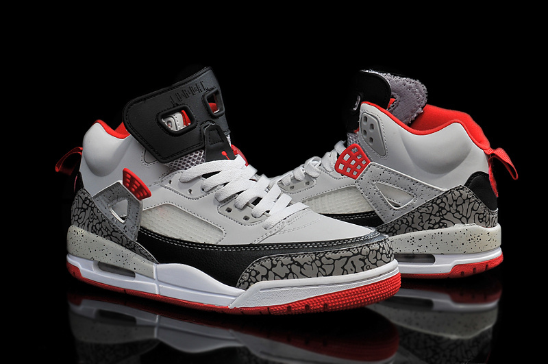 2015 Air Jordan 3.5 Grey Black Red Shoes - Click Image to Close