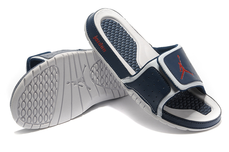 Air Jordan Hydro 2 Dark Blue Red White Sandal