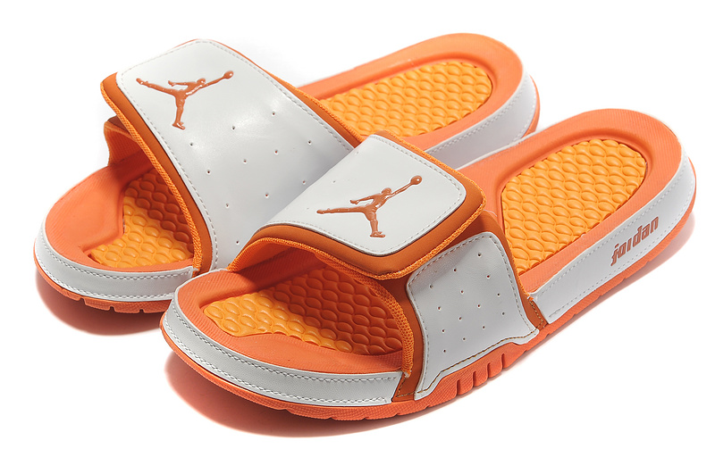 Air Jordan Hydro 2 White Orange Sandal - Click Image to Close