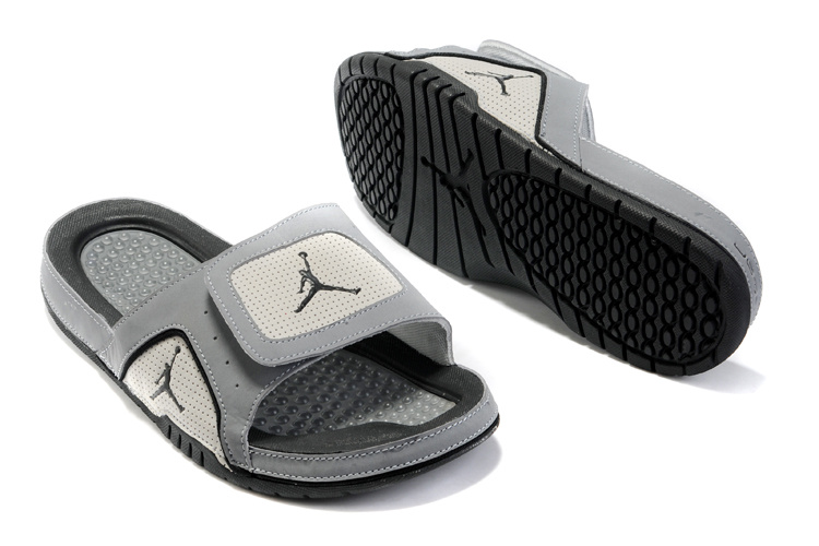 Air Jordan Hydro 5 Grey Black Sandal
