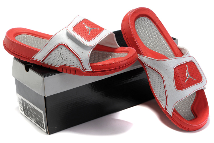 Air Jordan Hydro 5 Red White Sandal