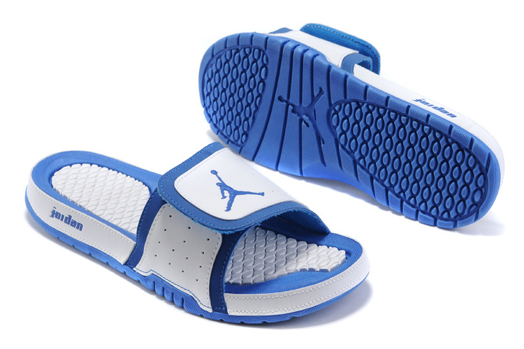 Air Jordan Hydro 5 White Blue Sandal