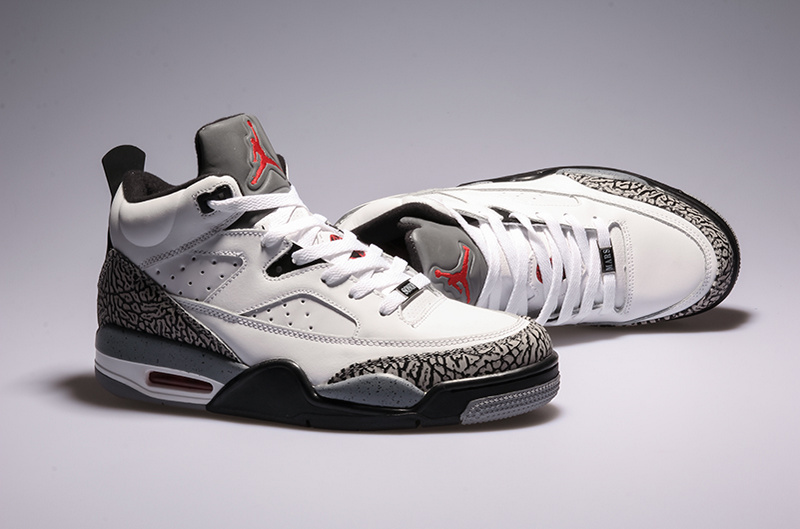 2015 Air Jordan Spizike White Grey Shoes