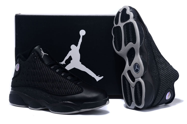2015 Air Jordan 13 Retro All Black Shoes