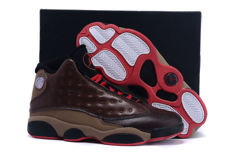 2015 Air Jordan 13 Retro Wine Red Black Shoes