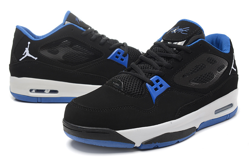 Air Air Jordan Flight 23 RST Low Black Blue Shoes - Click Image to Close