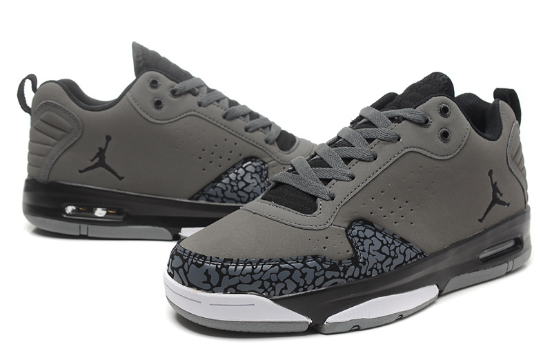 Air Jordan Dark Grey Cement Black White Shoes - Click Image to Close