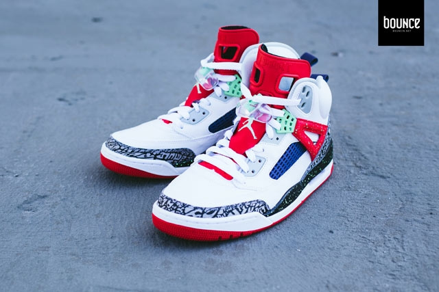 2015 Air Jordan Spizike Poison Green Shoes - Click Image to Close