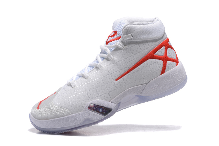 2016 Classic Air Jordan 30 White Red Sheoes - Click Image to Close