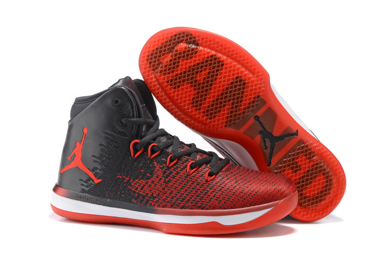 2016 Men Air Jordan 31 Red Black White Basketball Shoes