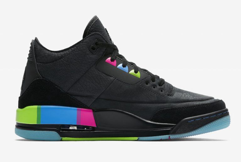 2018 air jordan 3 retro quai 54 black electric green infrared 23 black - Click Image to Close