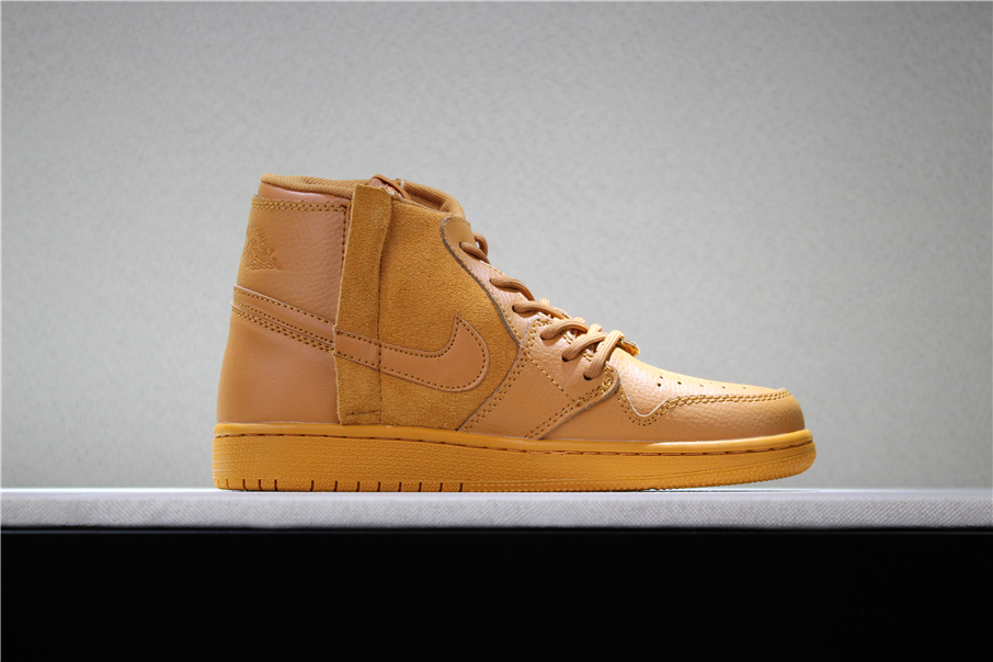 2018 latest air jordan 1 rebel wheat flax - Click Image to Close