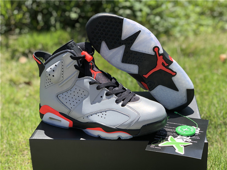 New Air jordan 6 jsp 3m reflective infrared shoes