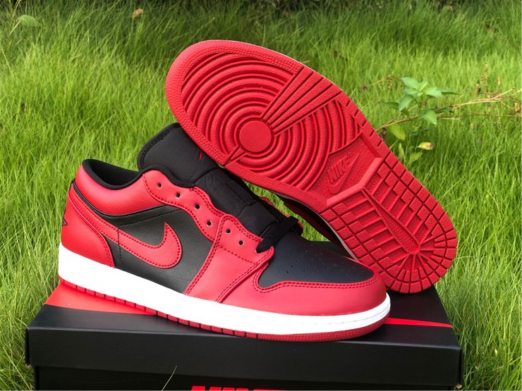 New Air jordan 1 low 85 varsity red bred shoes