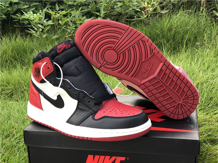 New Air jordan 1 retro high og bred toe shoes