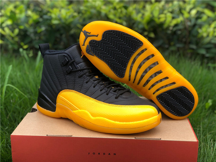 New Air jordan 12 retro university gold shoes