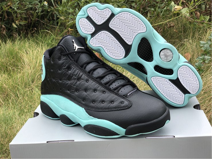 New Air jordan 13 island green shoes