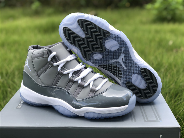 mens New Air jordan 11 high cool grey shoes