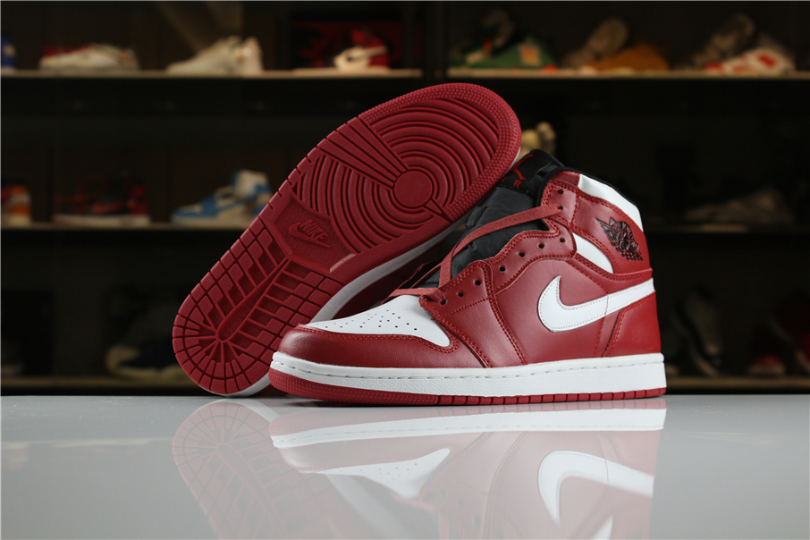 Air Jordan 1 Mid Chicago Gym Red White - Click Image to Close