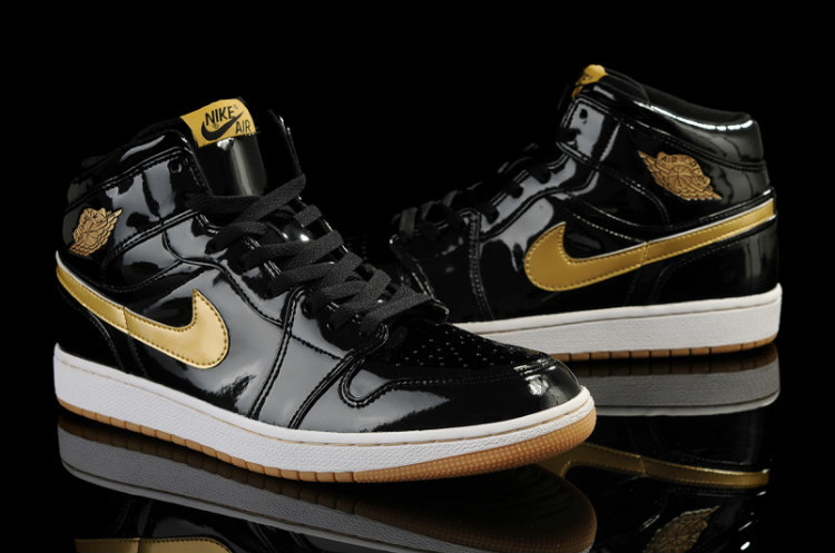 2015 Jordan 1 Retro Black Gold - Click Image to Close