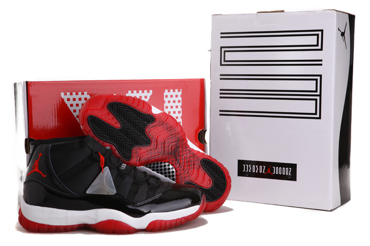 2012 Air Jordan 11 Chalcedony Black White Red Shoes