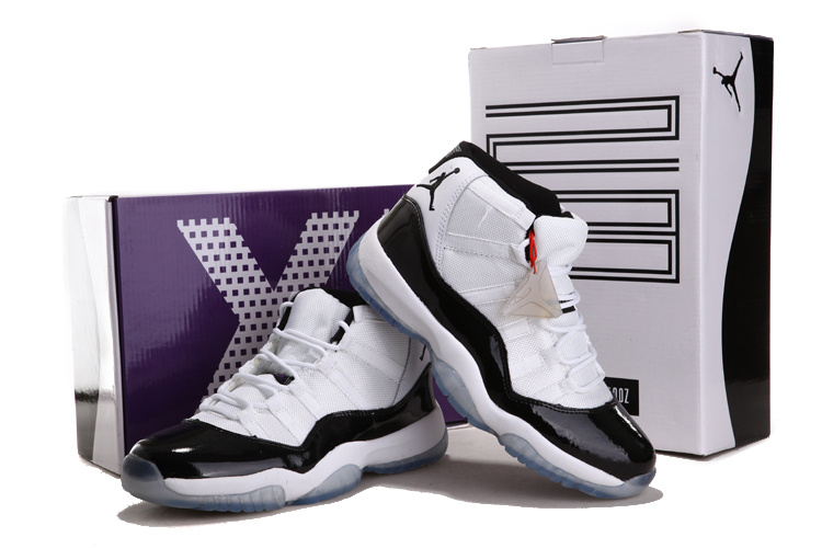 2012 Air Jordan 11 Chalcedony White Black Shoes - Click Image to Close