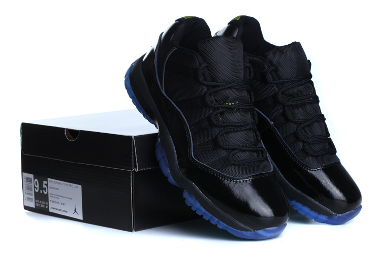 2015 Jordan 11 Low Black Blue