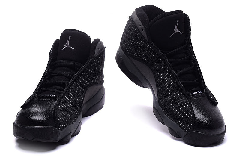 New Arrival Air Jordan 13 Shoes All Black