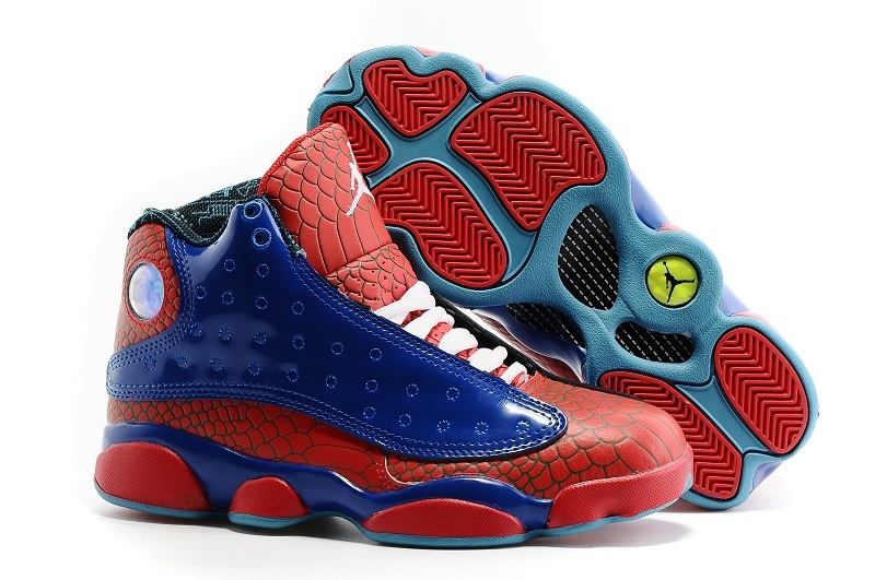 Air Jordan 13 GS Spiderman Shoes On Sale