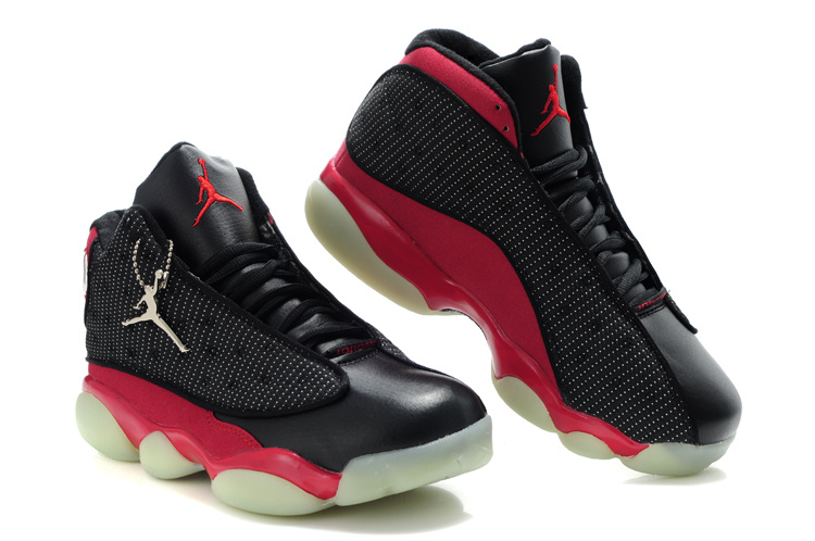 Air Jordan 13 Midnight White Red - Click Image to Close