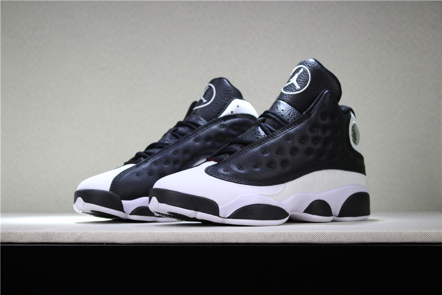 Air Jordan 13 Love Respect Black White - Click Image to Close