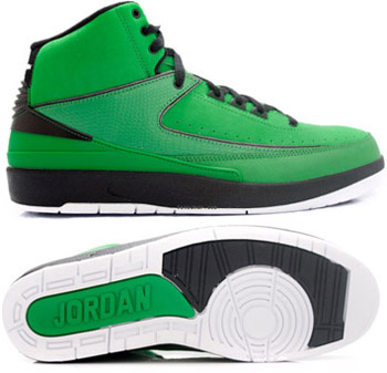 Cheap Authentic Air Jordan Retro 2 Green Chrome