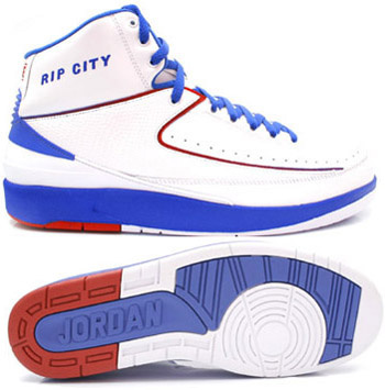 Cheap Authentic Air Jordan Retro 2 White Blue White Chrome