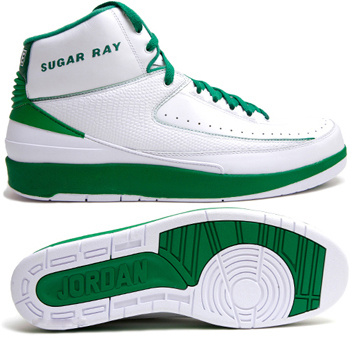 Cheap Authentic Air Jordan Retro 2 White Green Chrome