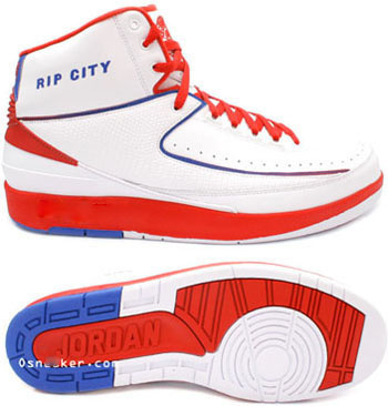 Cheap Authentic Air Jordan Retro 2 White Red Blue Chrome - Click Image to Close